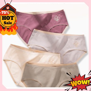 Quần Lót Cotton Không Đường May Kháng Khuẩn Chống Viêm Nhiễm