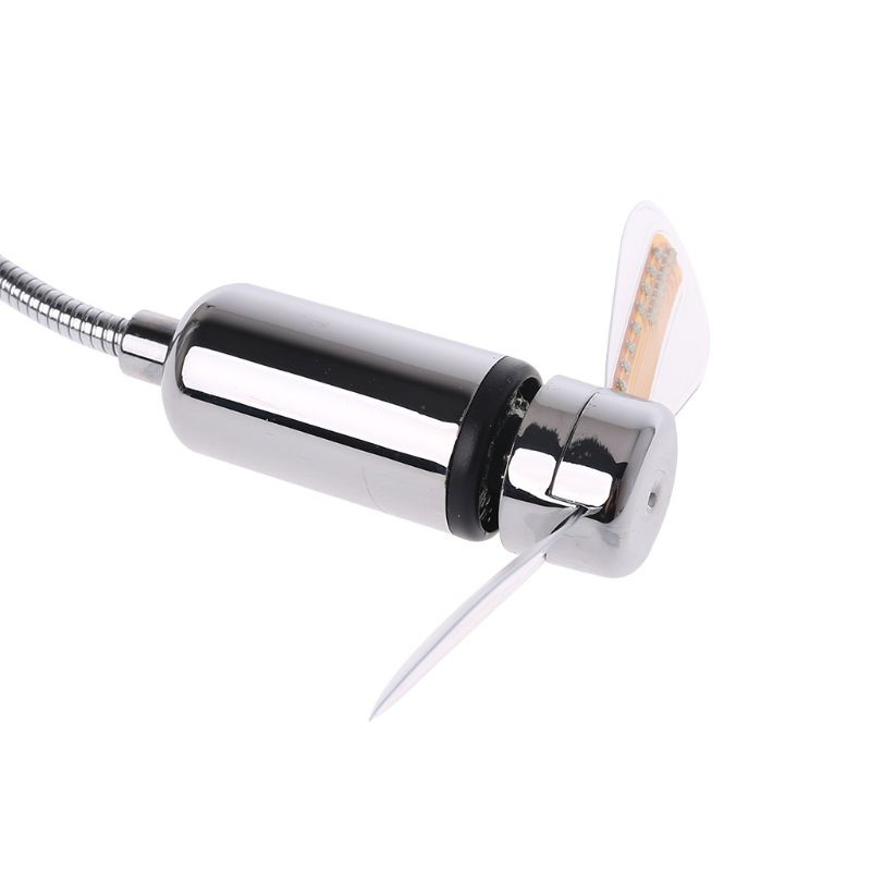 Quạt usb thiết kế đèn led với màn hình hiển thị hình cổ ngỗng có đồng hồ