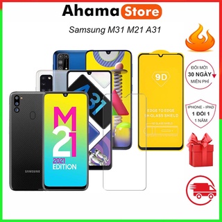 Kính cường lực SAMSUNG M31 M21 A31 - Full màn hình - Độ cứng 9H [FM]