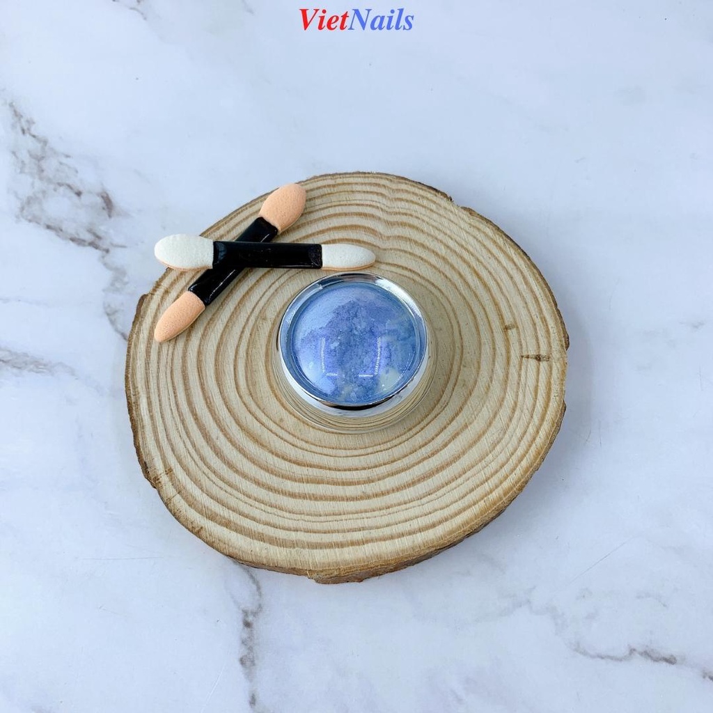 Set 6 Hũ Tráng Gương Ánh Nhũ Trang Trí Nail