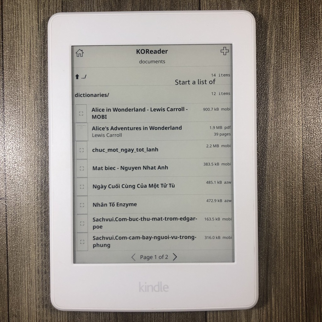 Máy Đọc Sách Kindle Paperwhite Nội Địa Nhật máy xước nhiều