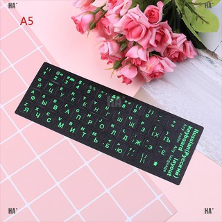 HA"Russian standard keyboard layout sticker letters on replacement