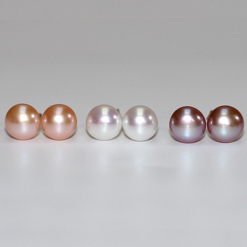 KHUYÊN TAI HẠT TRAI NƯỚC NGỌT KÈM HỘP ĐỰNG