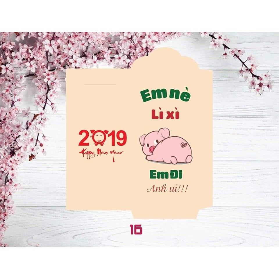 Bao lì xì Tết 2019