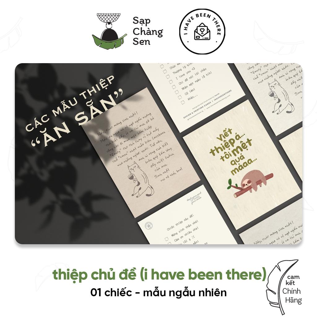 Thiệp, bưu thiếp, postcard (I have been there) - mẫu ngẫu nhiên