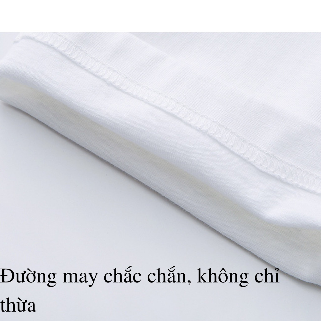 Áo Thun Trắng Nữ Tay Ngắn Kiểu Dáng Basic , Áo Phông Trắng Nữ Cổ Tròn