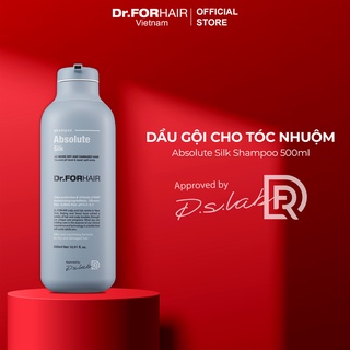Dầu gội dành cho tóc uốn nhuộm, dầu gội nuôi dưỡng và chăm sóc tóc Dr.FORHAIR Absolute Silk Shampoo 500ml