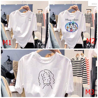 Áo phông mickey tay ngắn