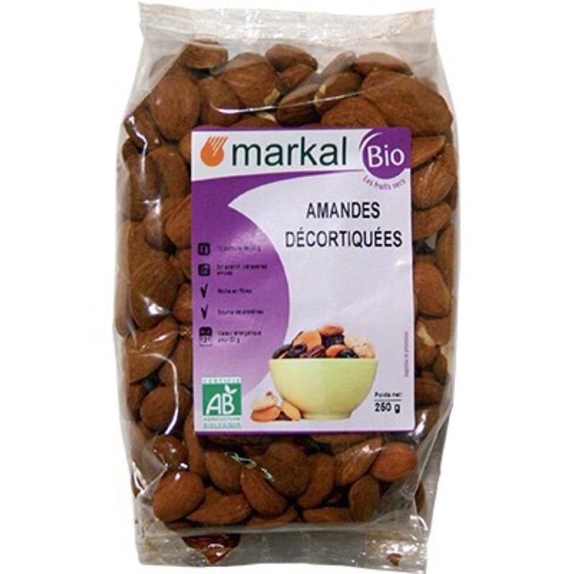 Hạnh nhân hữu cơ Markal 250gr