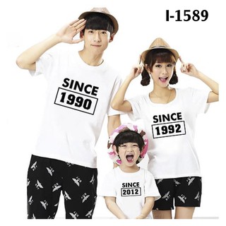 I-1589 áo thun gia đình cực chất như nước cất