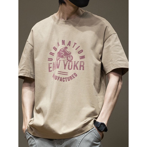 Jerseynike Áo Thun Cotton Tay Ngắn Dáng Rộng Thời Trang Mùa Hè Mới Có Size Lớn Cho Nam