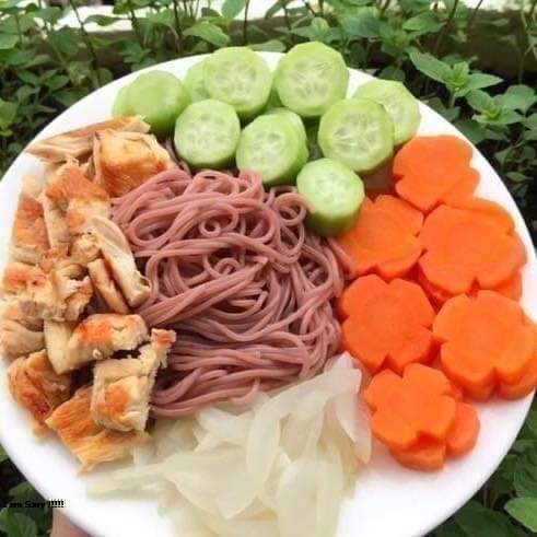 Mì bún gạo lứt đỏ thực dưỡng eatclean ăn kiêng giảm cân (500g)