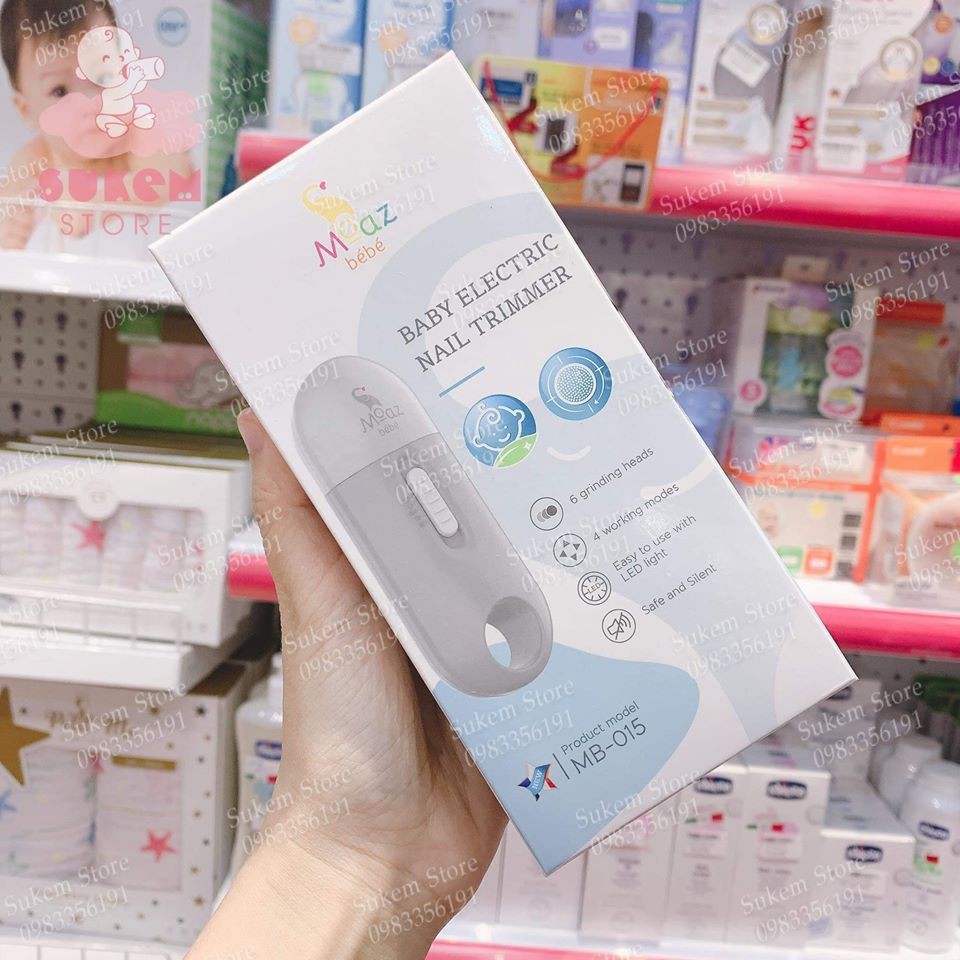 Bộ Dũa Mài Móng Tay Moaz Bebe- Bảo Hành Chính Hãng 1 Năm SK19