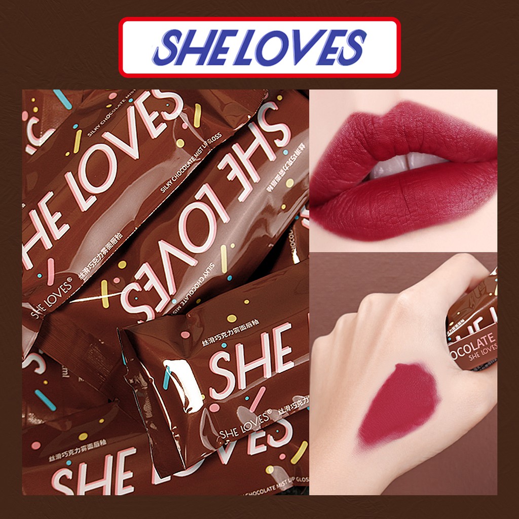 [Hàng mới về] Son Kem Bóng She Loves 8 Màu Tùy Chọn | BigBuy360 - bigbuy360.vn