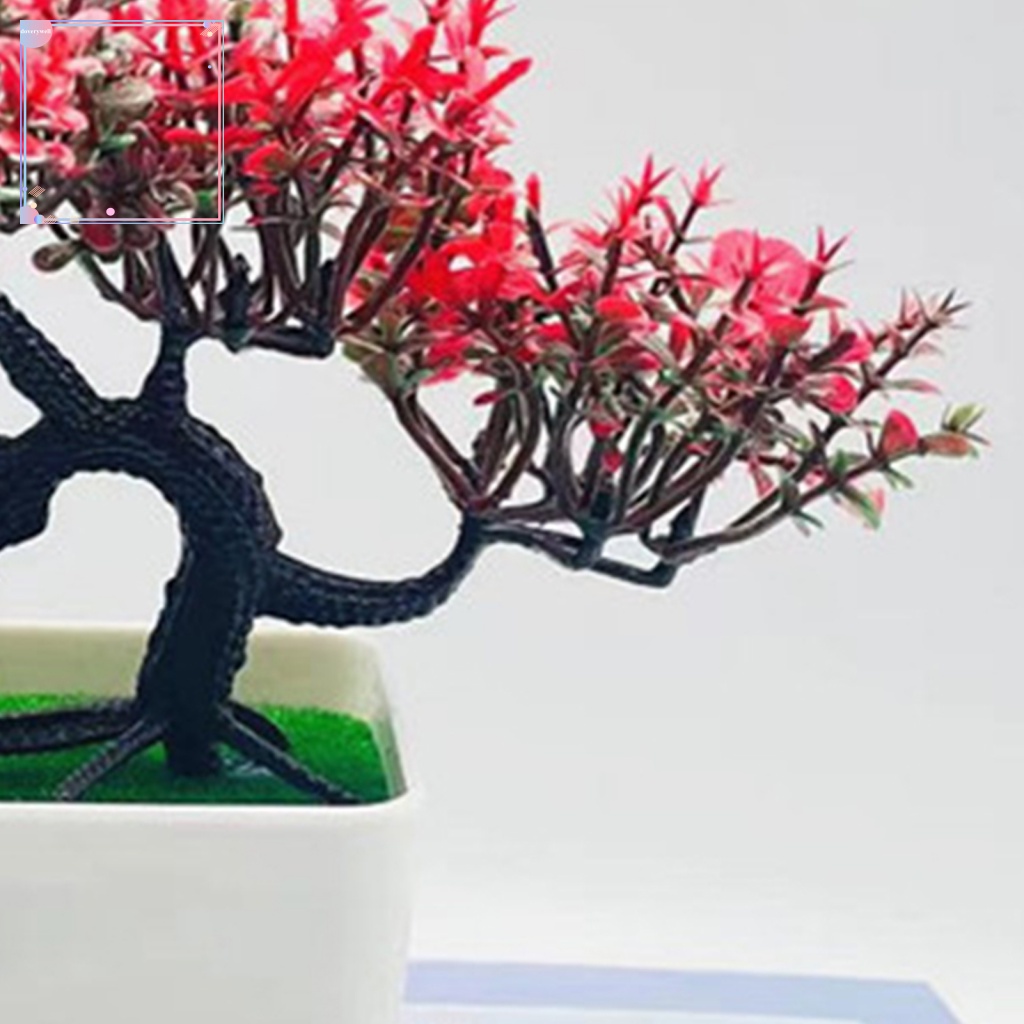 Chậu Cây Bonsai Giả Để Bàn Trang Trí Nhà Cửa