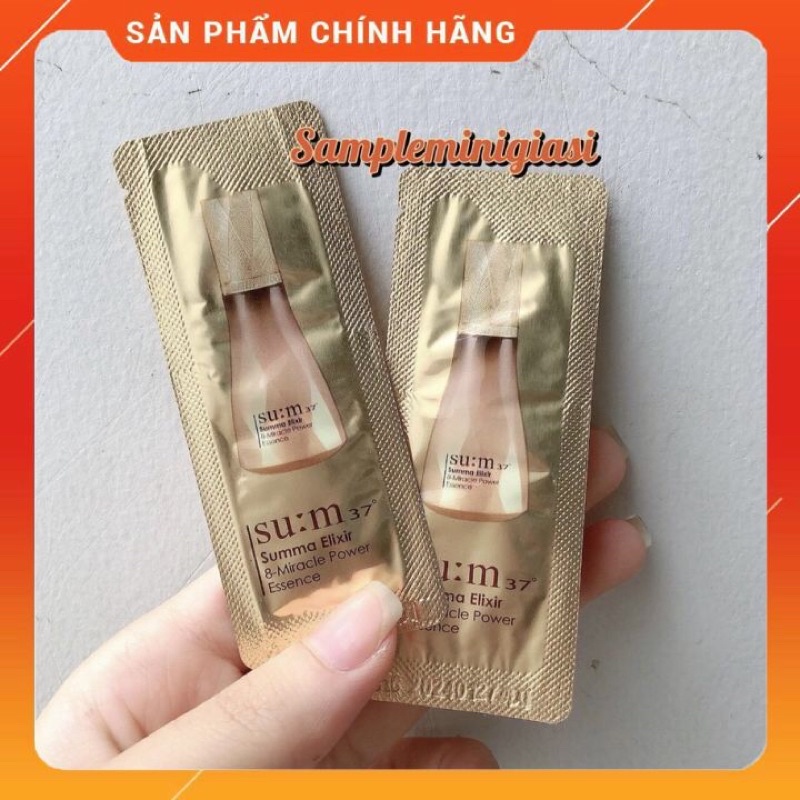 Combo 10 gói tinh chất chống lão hóa căng da Sum 8-Miracle Power Essence