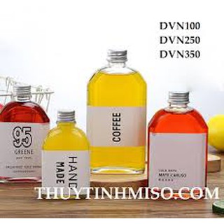 CHAI THỦY TINH VUÔNG DẸP VAI NGHIÊNG 100ML