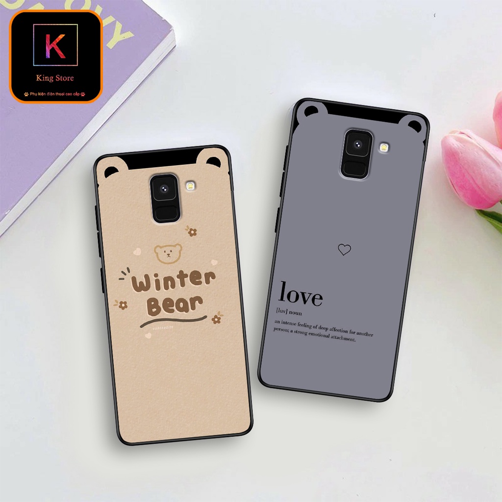 Ốp lưng Samsung A8 2018 - A8 Plus - A8 Star - Ốp Samsung in hình Tai thỏ - Chất liệu TPU cao cấp