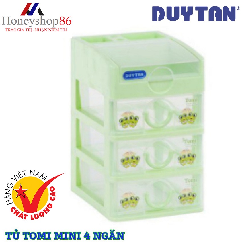 Tủ Nhựa Duy Tân TOMI Nhỏ 4 Ngăn 219/4 (Nhiều Màu) HONEYSHOP86