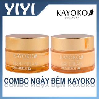 COMBO ngày và đêm Kayoko vàng, mỹ phẩm làm mờ nám Kayoko vàng Nhật Bản, mỹ phẩm Kayoko.