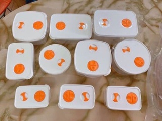 Set 10 hộp đựng thức ăn