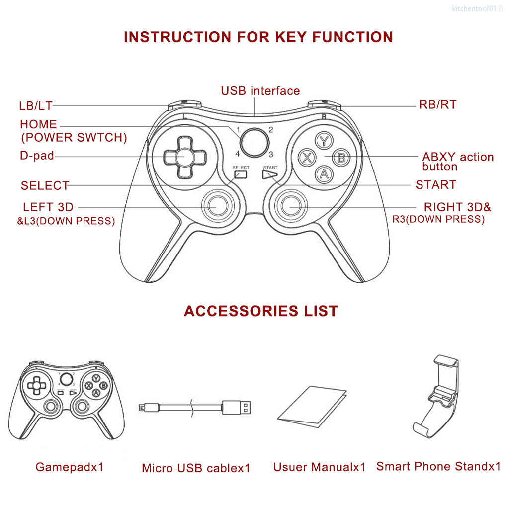 Ipega Wireless Game Controller Smartphone Holder Gamepad Phone Gaming Bluetooth Gamepad Joystick kitchentool01