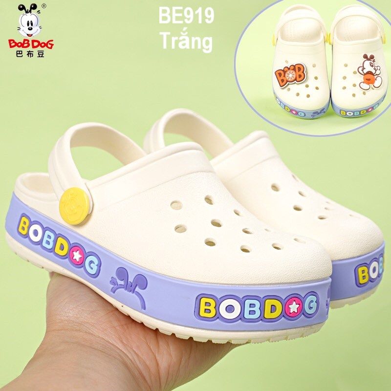 Dép sục cho bé BOBDOG BE919 sandal có quai đeo siêu nhẹ chống trơn trượt