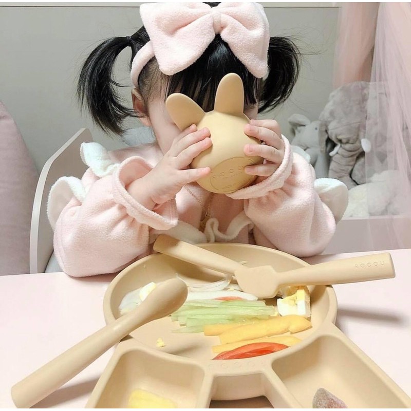 Set ăn dặm lớn Rocou cao cấp Korea