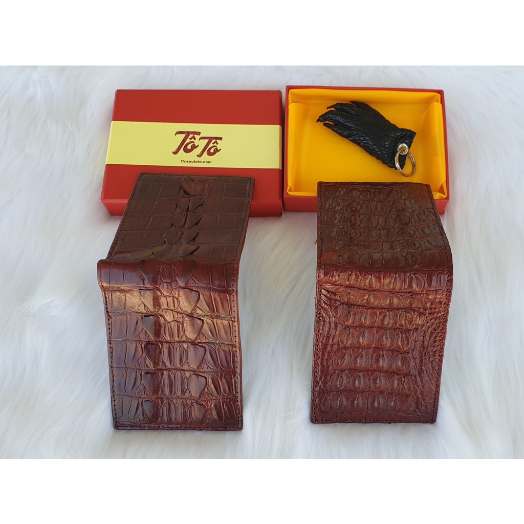 Ví gai Đuôi da cá sấu giá Hủy Diệt rẻ hơn 1/3 giá cửa hàng vây đuôi da cá sấu thật 100%