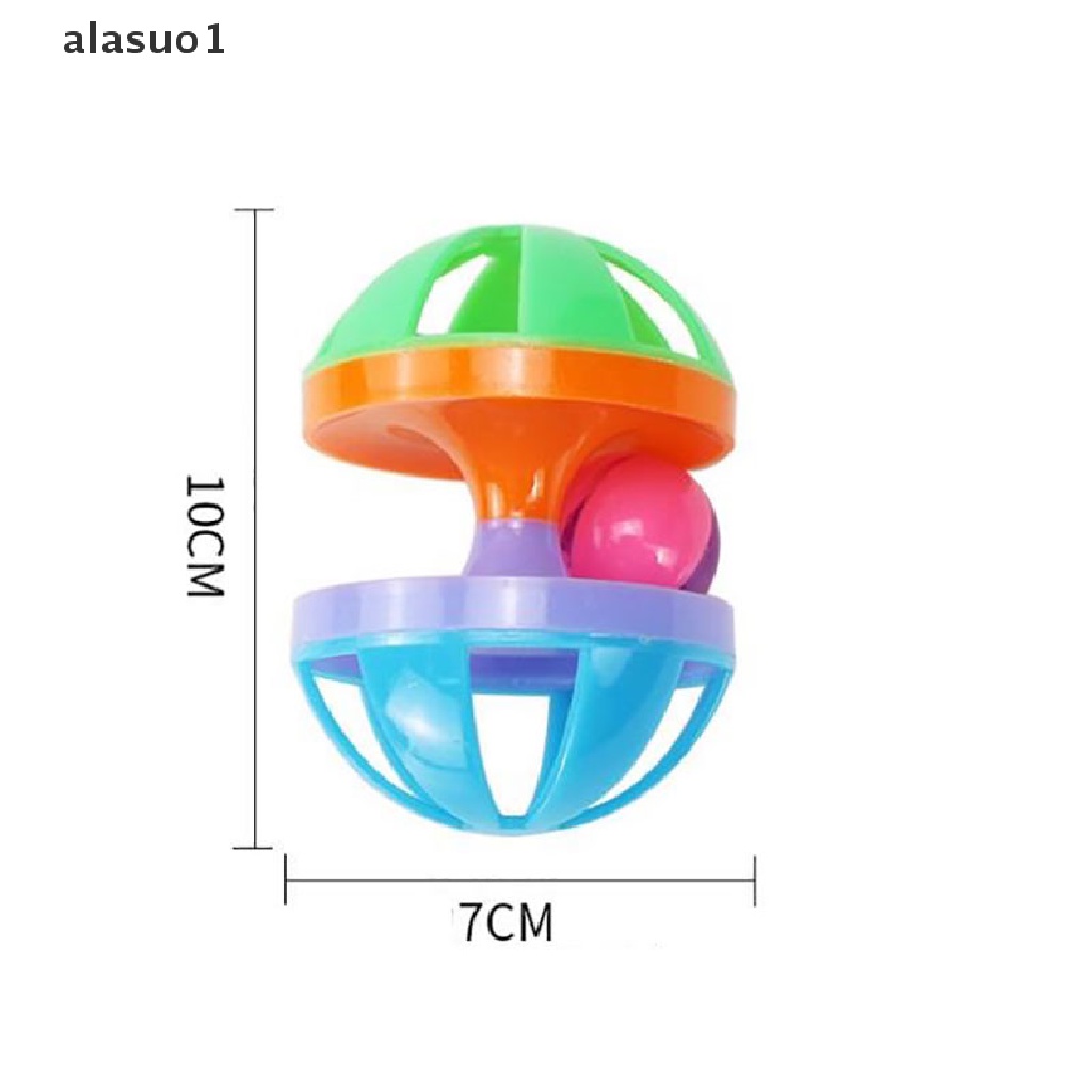1 Đồ Chơi Bóng Lăn Bằng Nhựa Có Chuông Cho Mèo Cưng Gặm Tương Tác 1 Cái