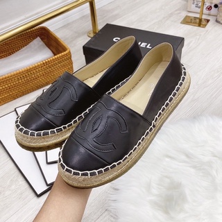 Giày slip on cn da mịn đế cói fullbox