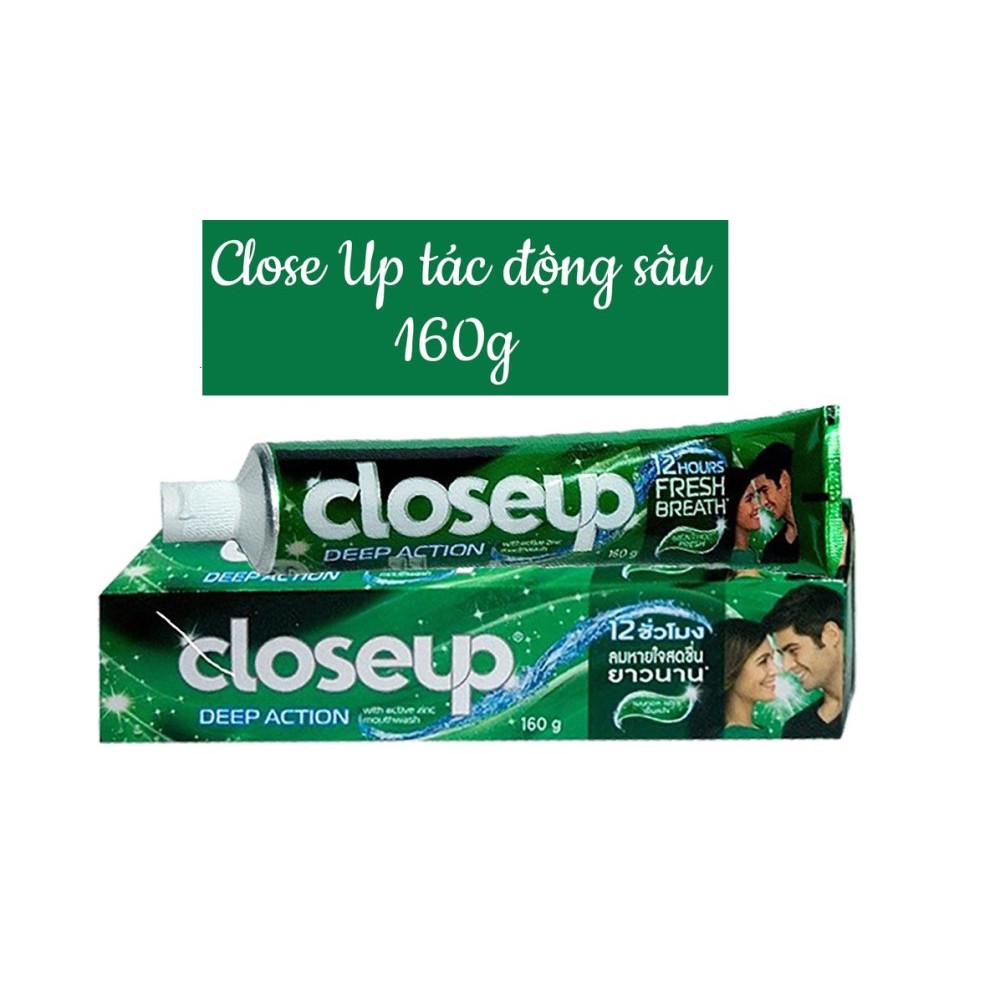 Kem Đánh Răng Close Up Thái Lan 160gr + Được Mua Kèm Bàn Chải Giá Rẻ