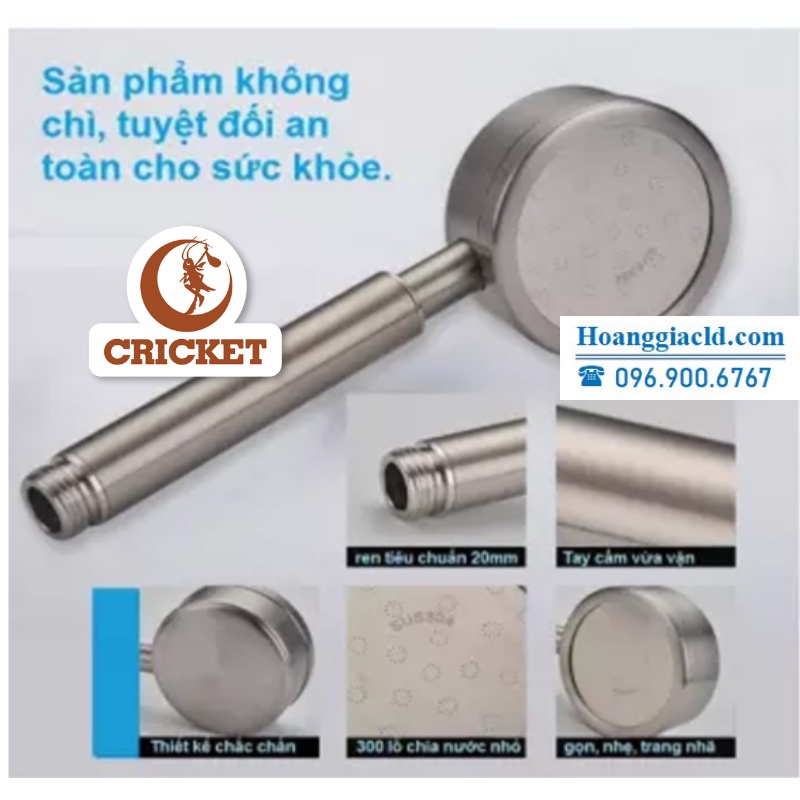 Bộ Vòi Sen tắm tăng áp (KB004) - 100% INOX 304, Hàng cao cấp không gỉ, HÀNG CHUẨN LOẠI I