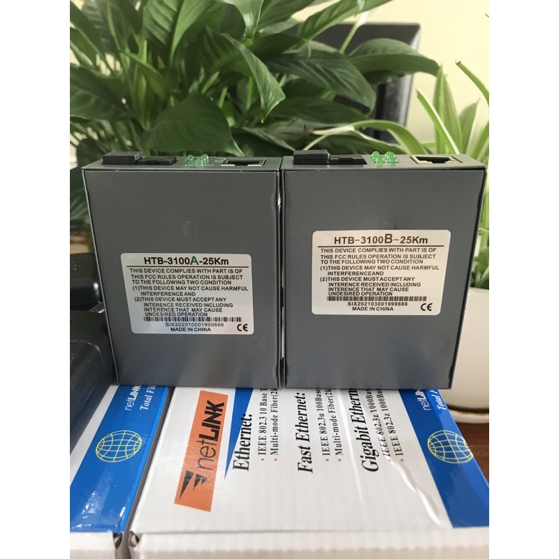 Combo 10 cặp Converter Quang 1 sợi Netlink 3100 A/B