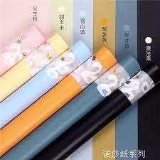 Giấy bóng thiên nga 1 tập 20 tờ, bó hoa sáp hoa tươi gói quà