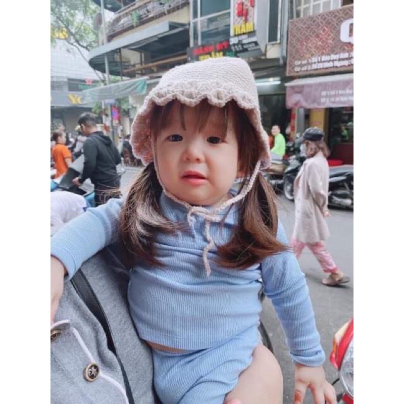 Mũ tóc giả cho bé