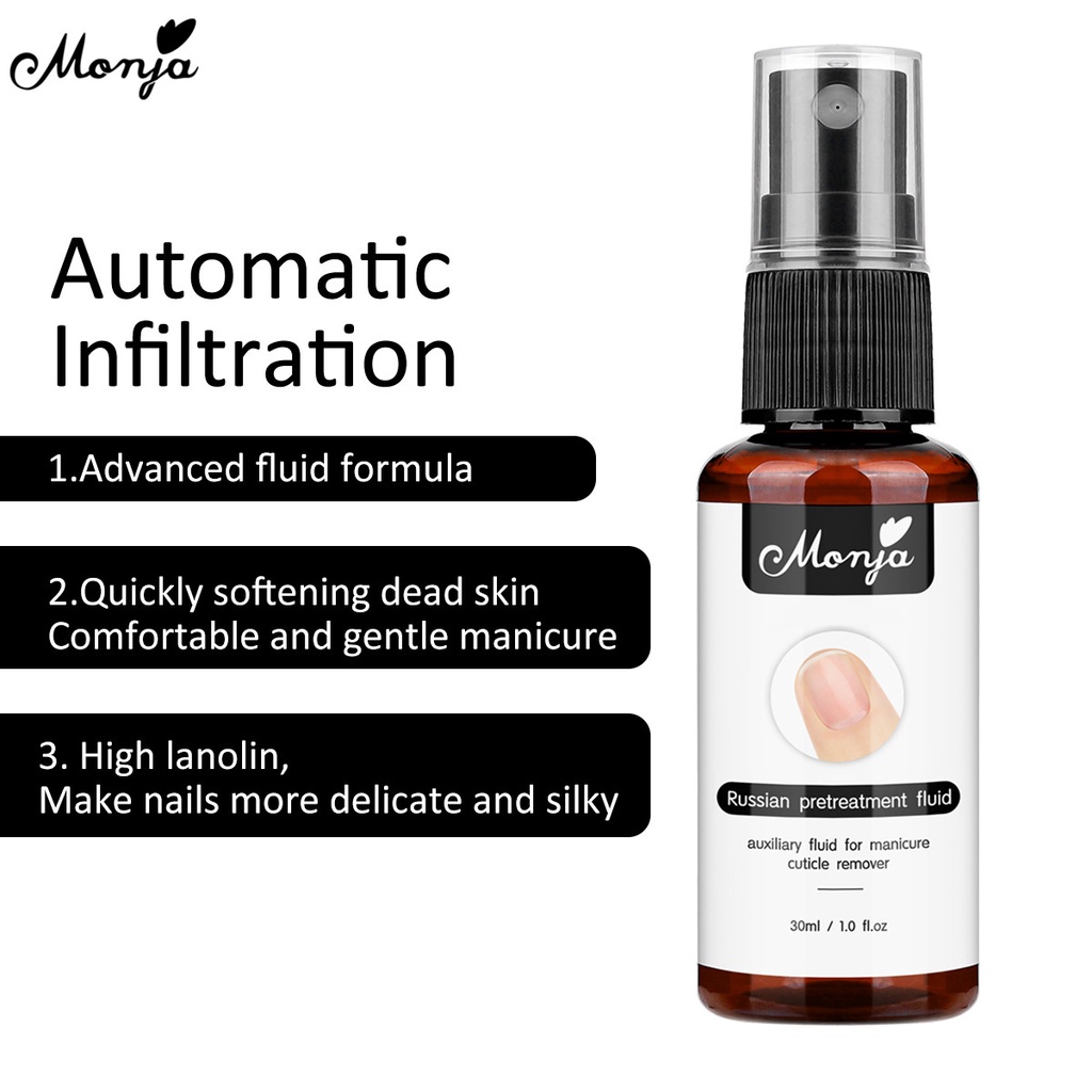 Set máy dũa móng tay điện và dung dịch hỗ trợ dưỡng móng trước MONJA DIY sử dụng tiện lợi cho salon