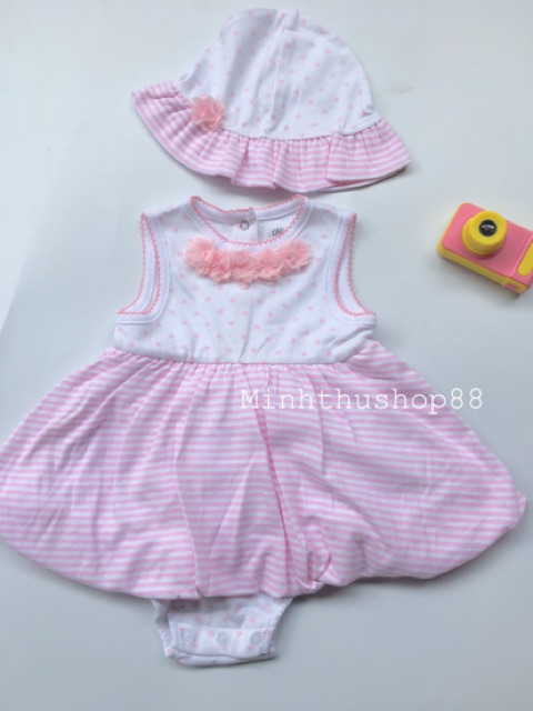 Little Me ❤ Set váy kèm mũ cực xinh