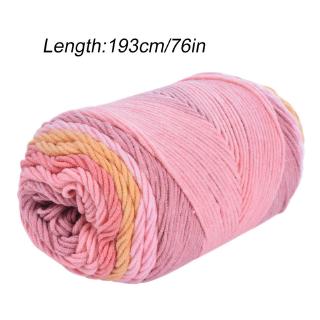 Cuộn len đan sợi móc nhiều màu
