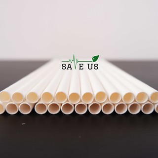 1000 Ống hút giấy - size 6x197mm (đen/trắng/nâu)