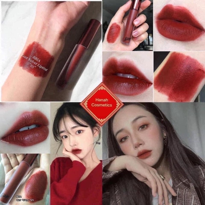 Son Kem Siêu Lì BBIA Last Velvet Lip Tint Full Màu