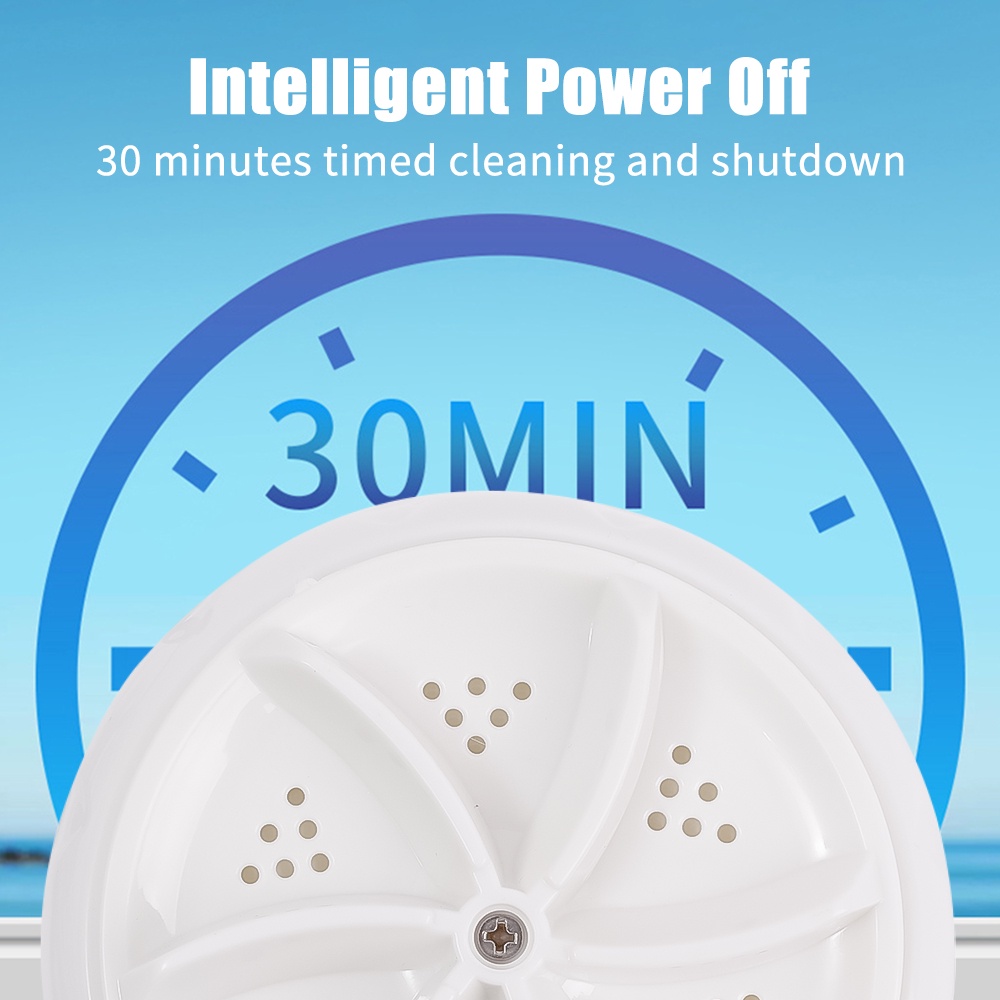 1 Set Máy Giặt Mini Sử Dụng Sóng Siêu Âm / Nguồn Điện USB