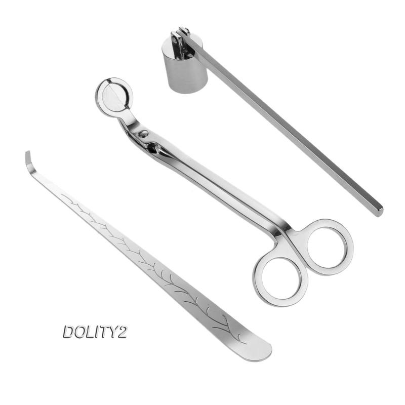 [Dolity2] Kéo Inox Cắt Nến Màu Bạc