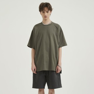 Áo thun nam nữ DECAO form Oversize Basic Xẻ tà