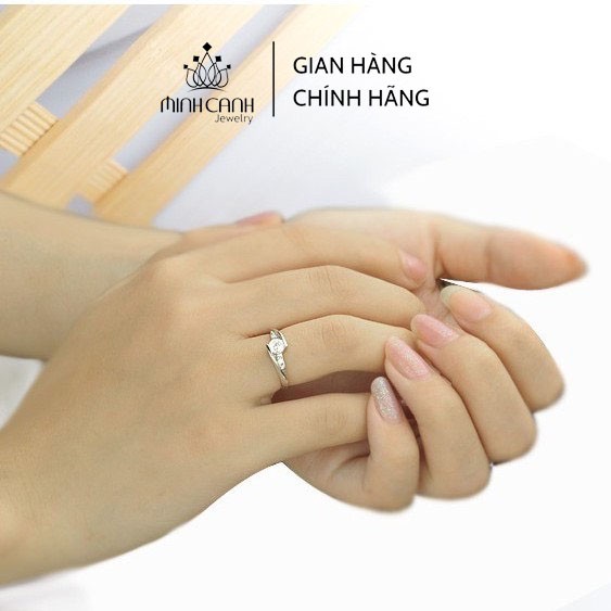 Nhẫn Bạc Nữ Cao Cấp Đính Đá Minh Canh Jewelry