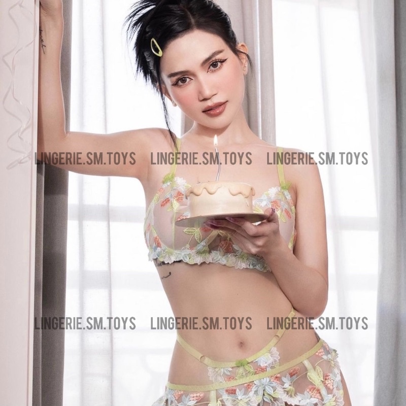 G-Floral Set - Nội Y Phối Hoa Màu Sắc Dễ Thương - Đồ Lót Gợi Cảm Cho Nữ | BigBuy360 - bigbuy360.vn
