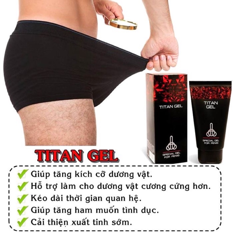 GelTitan(Nga) - Gel cải thiện kích thước cậu nhỏ