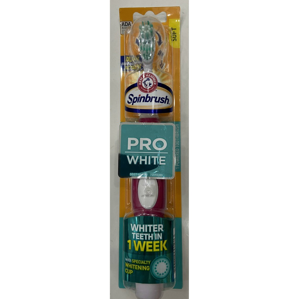 Bàn chải pin Spinbrush Pro White hàng USA