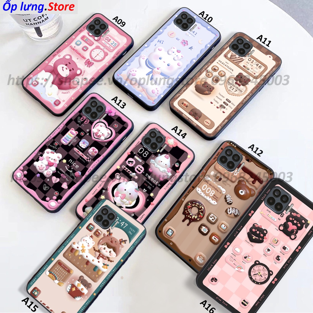 Ốp lưng oppo A73 / A93 in hình 3D gấu,thỏ cute dễ thương