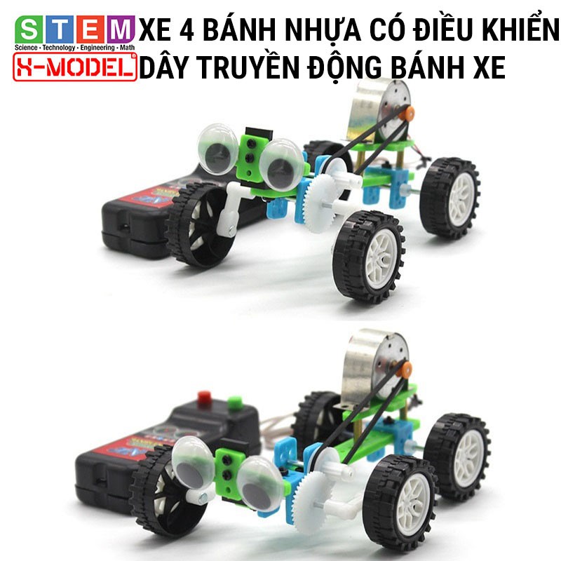 Đồ chơi thông minh, sáng tạo STEM Xe 4 bánh có điều khiển từ xa STEM X-MODEL ST31 cho bé [Giáo dục STEM, STEAM]